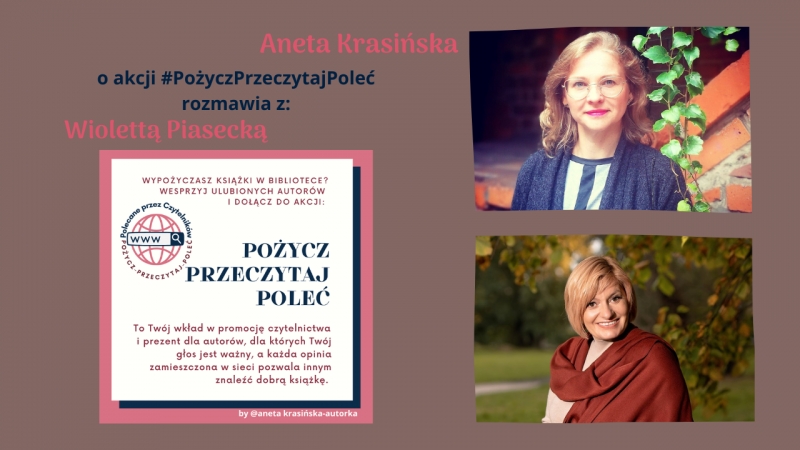 #PożyczPrzeczytajPoleć odc. 22 Wywiad z Wiolettą Piasecką